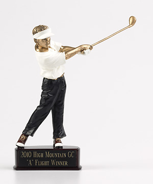 PAINTED MAN GOLFER